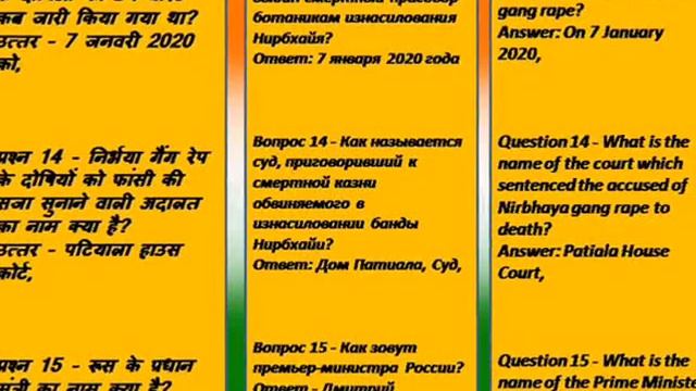 Общие знания - 25+ викторина (17-01-2020) Викторина (russian)
