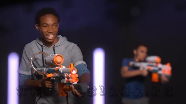 Большой бластер Нерф Модулус Три Страйк смотреть онлайн