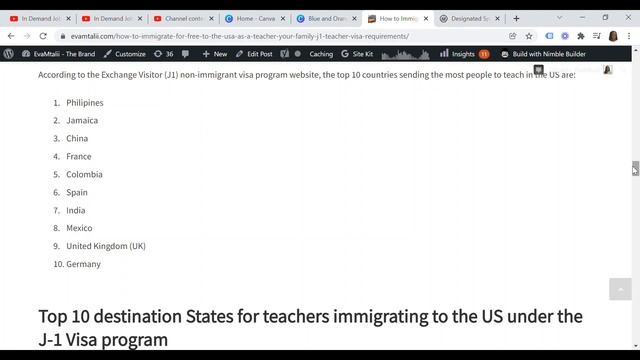 Immigrate To The USA As A Teacher With Your Family | Exchange Visitor (J1) US Visa Requirements