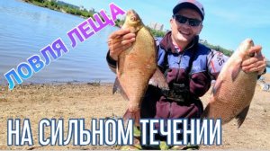 Ловля ЛЕЩА на сильном течении. Рыбалка на ФИДЕР 2020