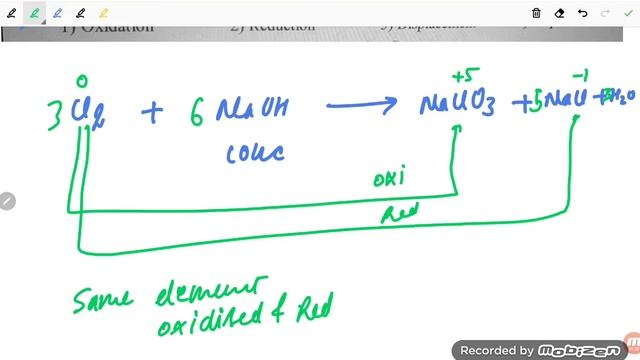 the reaction that takes place when cl2 gas is passed through concentrated NaOH solution is смотреть онлайн