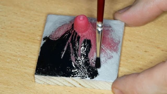 Volcano DIORAMA - Night Lamp / RESIN ART смотреть онлайн