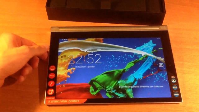 Lenovo Yoga Tablet 2 - unboxing in italiano смотреть онлайн