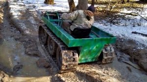 Гусеничный вездеход везделаз вездеплав