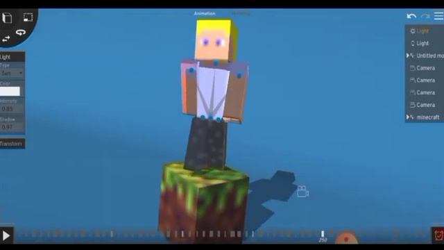 Minecraft rig simple showreel in Prisma 3D animation смотреть онлайн