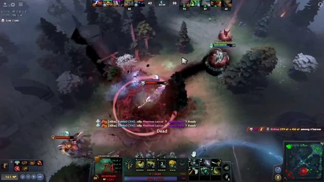 Late Game Phantom Lancer смотреть онлайн