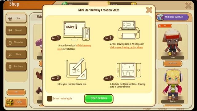 Mini✫Runway——Create your SKIN by HAND! смотреть онлайн