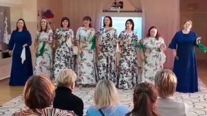 Игра на ложках. Ансамбль Рябинка. Сотрудники ДОУ.