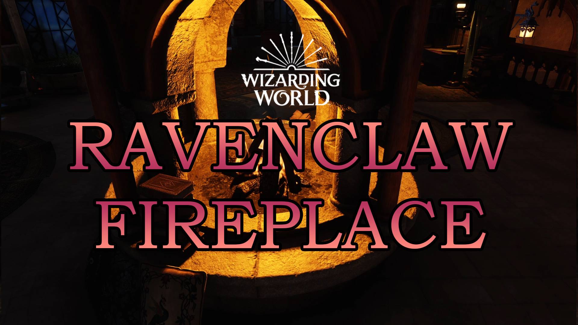 🔥Камин Когтевран 🔥 | HOGWARTS  LEGACY Ambience | 🔥🎄Christmas  Fireplace Ravenclaw🎄🔥