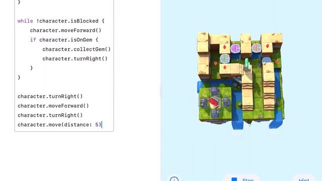 Crank Up and Down - Swift Playgrounds Learn to Code 2 with Explanation смотреть онлайн