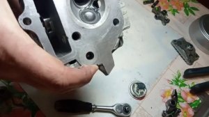 распил и доработка ГБЦ мопеда Альфа