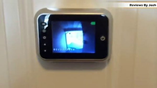 Sunfor digital door viewer SF518 Installation Demo