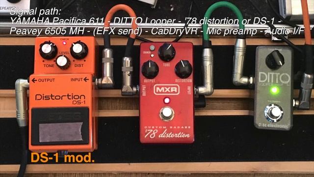 MXR '78 distortion vs BOSS DS-1 diode mod. смотреть онлайн