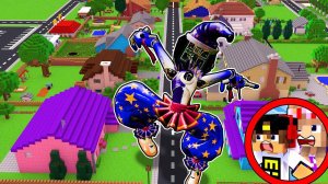 Я ПРЕВРАТИЛСЯ В ОГРОМНОГО АНИМАТРОНИК СОЛНЦЕ и ЛУНУ в МАЙНКРАФТ ! ВИДЕО ТРОЛЛИНГ MINECRAFT Евгенбро