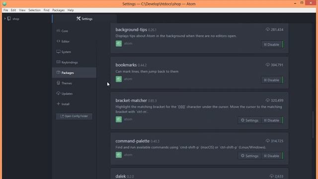 Atom Line Feed Ending LF Setting смотреть онлайн