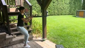 Приседания при Артрозе.2 Варианта. Без нагрузки на Колени. Squat Exercises with Osteoarthritis (Eng)