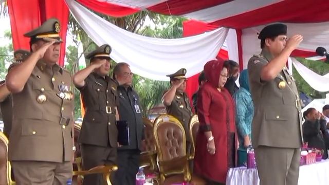 HUT Sat Pol PP Ke 53 Dan Sat Linmas Ke 65 Se Provinsi Jambi Di Kabupaten Bungo Tahun 2015