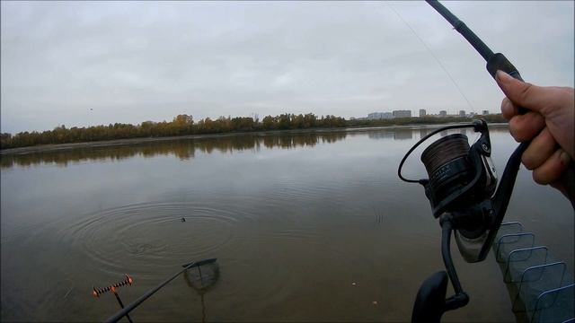 Ловля язя и леща на фидер осенью. Рыбалка 2020. Фидер на сильном течении смотреть онлайн