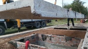 15 августа 2023 г. Укладка плит перекрытия