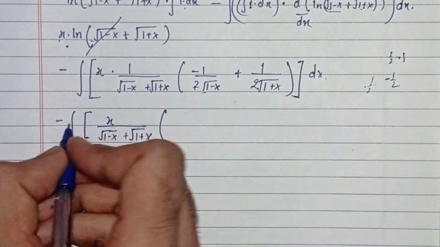 What is the vlaue of ∫[ln(√(1-x) + √(1+x)]dx-xln(√(1-x) +√1+x))|integration|Maths|JeeMains смотреть онлайн
