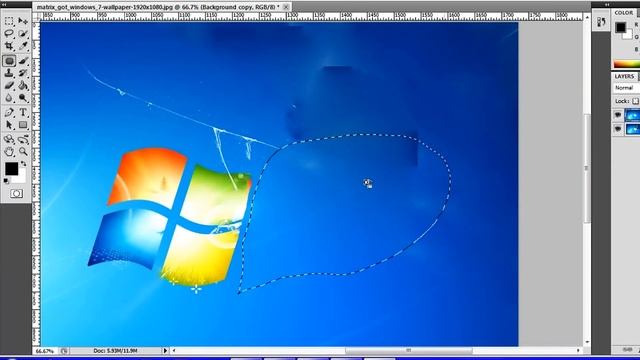 Speed Paint: Fixing A Windows Logo Wallpaper смотреть онлайн