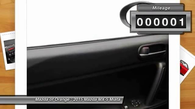 2015 Mazda MX-5 Miata Orange CA 00150181 смотреть онлайн