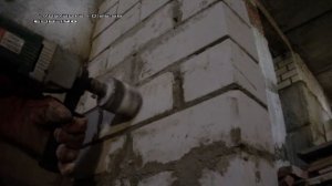 Бурение алмазной коронкой в кирпиче «на время».