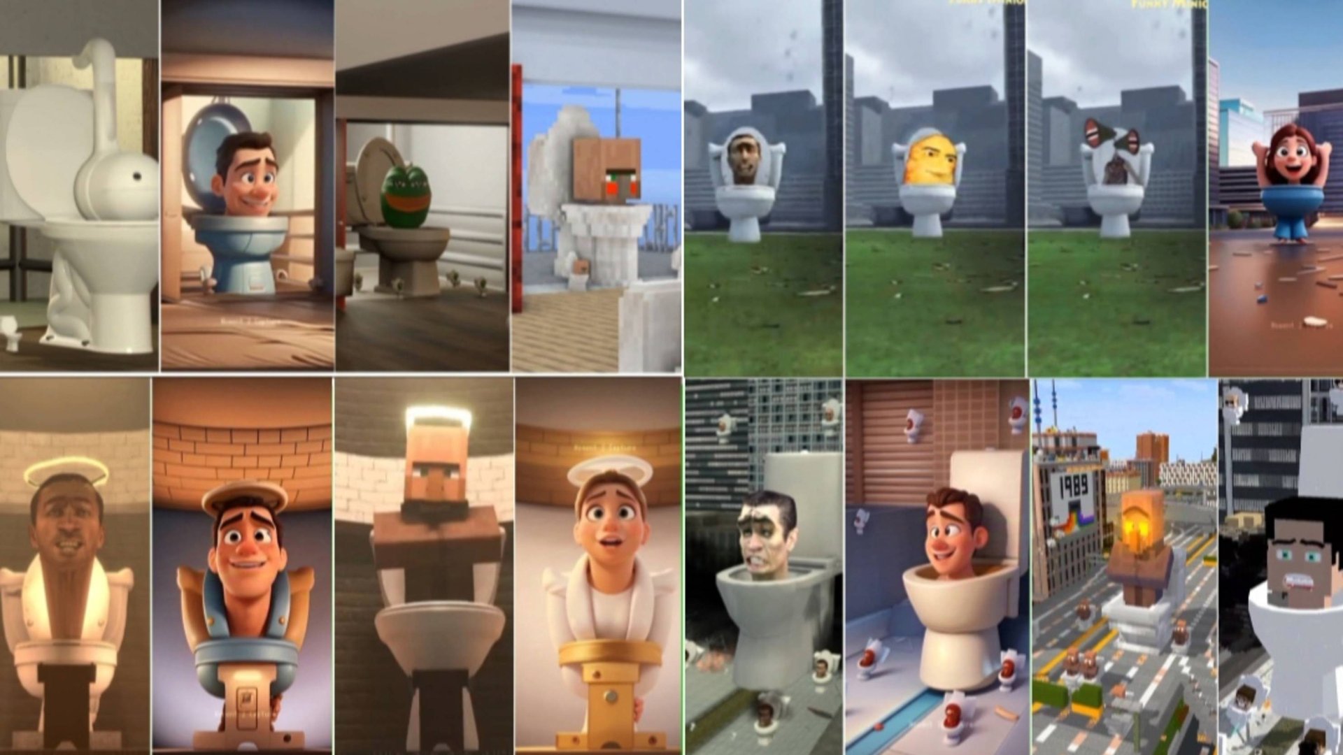 Skibidi Toilet 🚽 Mega Battle 🕰️