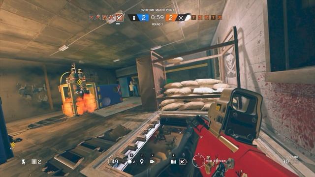 Tom Clancy's Rainbow Six: Siege - Lesion 1v5 Clutch смотреть онлайн