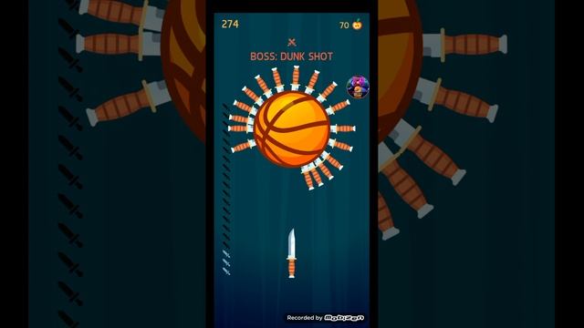 Прохождение редкого босса - Dunk Shot (Knife HIT) смотреть онлайн