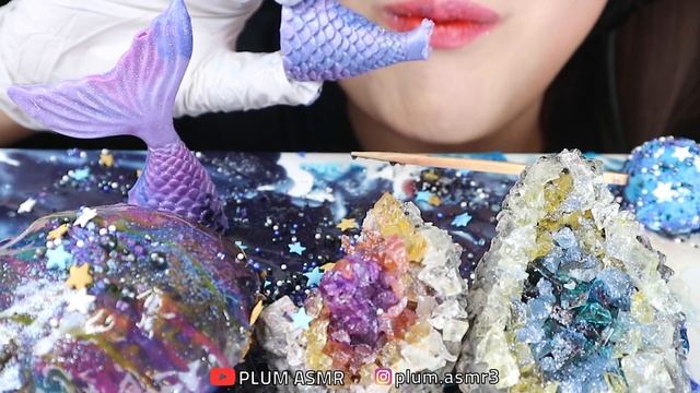 ASMR GALAXY DESSERTS FOODS 갤럭시 먹방 *GALAXY CANDY MOST POPULAR FOOD EATING SOUNDS смотреть онлайн