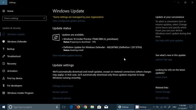 Windows Insider preview build 17040 available for fast ring November 16th 2017 смотреть онлайн
