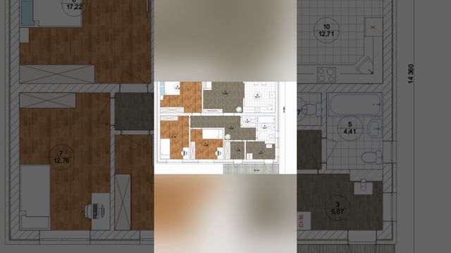 Одноэтажный дом 95 м2 S-212 #Shorts