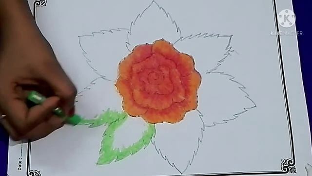 How to draw flower in easy way |for kids|Ss Smart Art смотреть онлайн