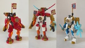 КОМБО МОДЕЛЬ РОБОТОВ ЭВО Зейна и Кая ЛЕГО НИНДЗЯГО 71761, 71767 LEGO NINJAGO +сборка