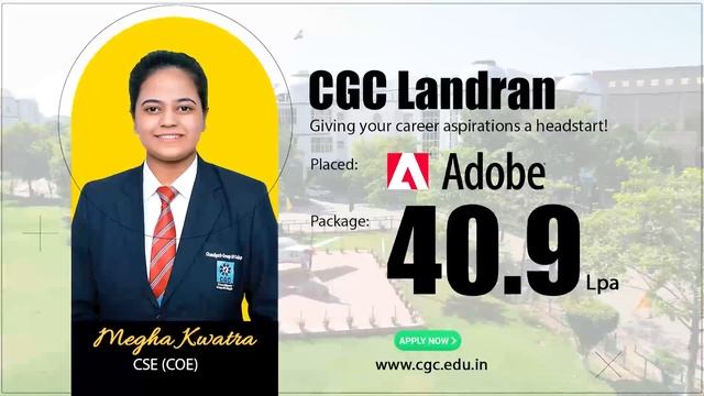 Successful journey from being a Student at CGC Landran to Adobe Employee! смотреть онлайн