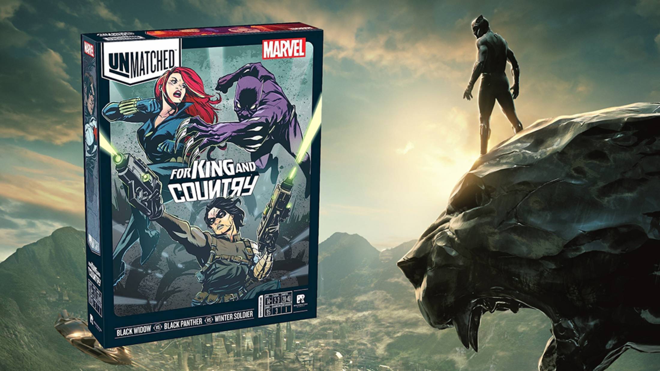 "Unmatched: For King and Country" (За короля и родину) - Распаковка настольной игры