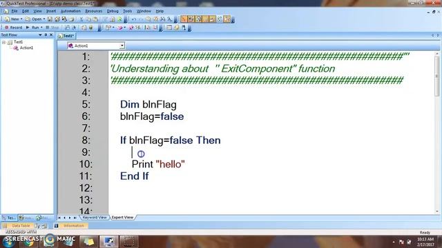 24 VBScript Understanding ExitComponent statement смотреть онлайн