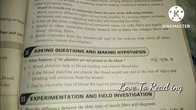 9th class question bank 3rd lesson Animal tissues Biology TS book смотреть онлайн
