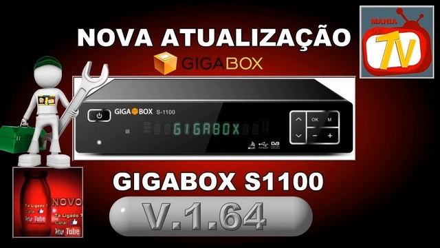 NOVA ATUALIZAÇÃO / NUEVA ACTUALIZACIÓN (ATT) GIGABOX S1100 V 1.64 смотреть онлайн