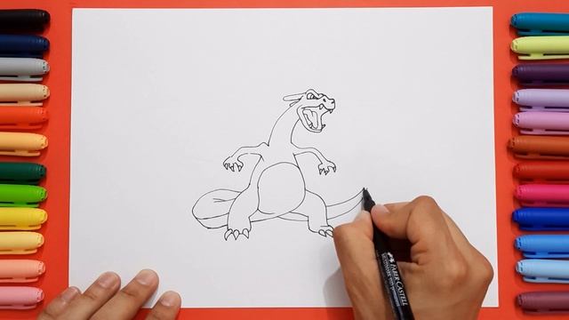How to Draw Charizard Easy | Pokemon смотреть онлайн