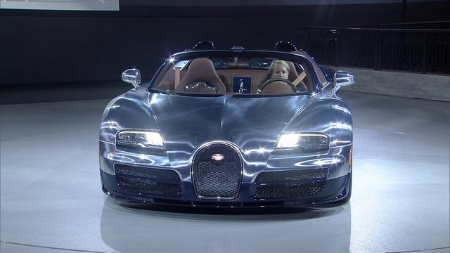 Bugatti Veyron 16.4 GRAND SPORT VITESSE | 2014 PARIS AUTO SHOW смотреть онлайн
