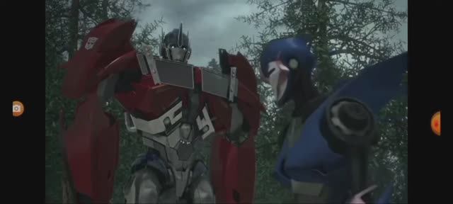 Оптимус Прайм и Арси песня между нами провода да да да❤