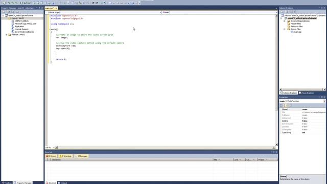 Tutorial: openCV 2.4.3 Visual Studio C++ - Video Capture in a console application смотреть онлайн