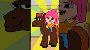 ПРИВЕЛА КОНЯ В ШКОЛУ #мультик #луана #анимация