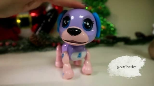 Интерактивная игрушка "Умный щенок" (сенсорная, моргает глазами, шевелит ртом) смотреть онлайн