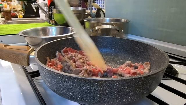 Как сделать самое Жесткое мясо Мягким всего за 5 минут. Говядина с перцами в сковороде.