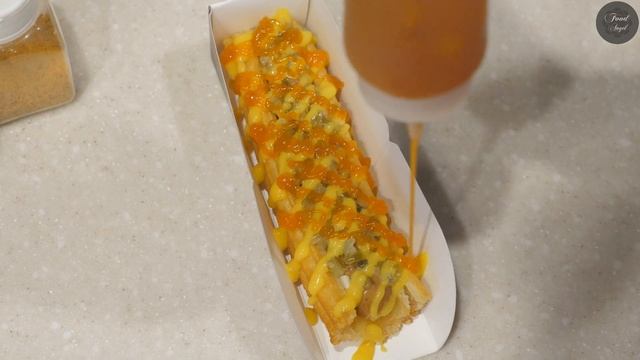 가장 얇은 츄러스 - 츄라이 / The thinnest churros and churros hot dogs / Korean Street Food смотреть онлайн
