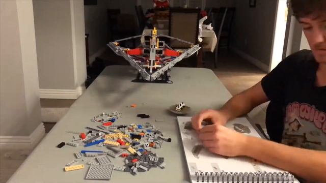 LEGO Star Wars Imperial Star Destroyer Time Lapse Build смотреть онлайн