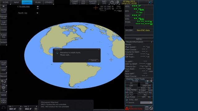 AVCS On The Furuno FMD 3000 Series ECDIS - Installing AIO Media